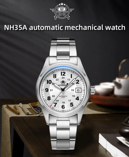 ADDIESDIVE Luxurious Men's Automatic Watch NH35A Mechanical Watch Sapphire Glass 200m Waterproof Analog Luminous Watches AD2048