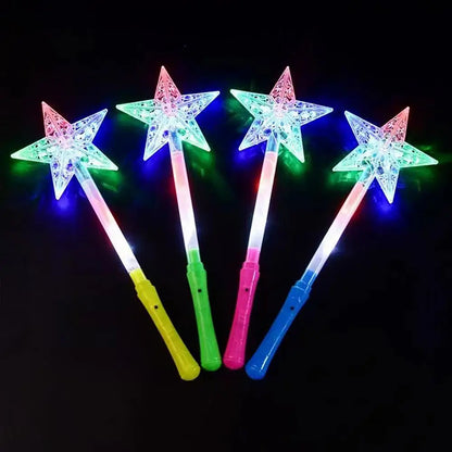 Light Up Flashing Wand Glow Sticks Glow Wand Christmas Halloween Glow Sticks Party Wand Costume Accessories Party Decorations