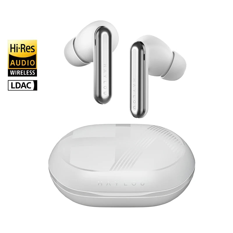 HAYLOU Mori Pro Bluetooth 5.4 Earphones Wireless  43dB Adaptive Hybrid ANC Hi-Res LDAC Earbuds 6 Mic Headphones 28H Battery Life
