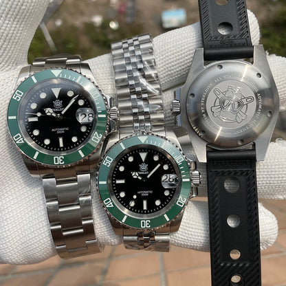 STEELDIVE SD1953 Water Ghost Ceramic Bezel Sapphire Mirror Swiss Luminous NH35 Movement Dive 30Bar Waterproof Mechanical Watch