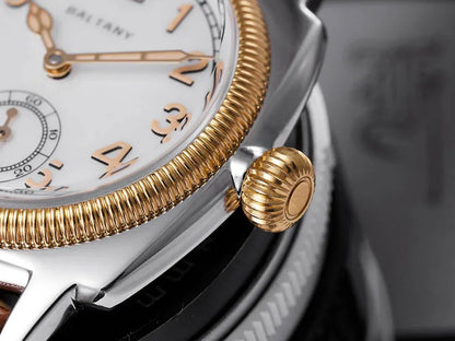Baltany S4036F 36MM 1926S Oyster Tribute Watch Man Stainless Steel Waterproof Vintage Gold Bezel Automatic Mechanical Watches