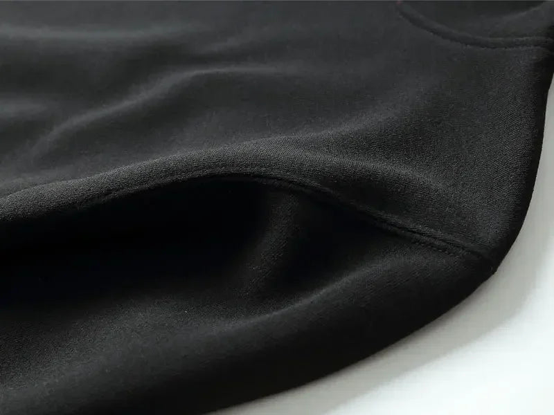 Conjunto de moletom forrado 2025  oferta de primavera de la temporada, Sudadera con capucha forrada de lana, conjunto informal, sudadera superior de manga la