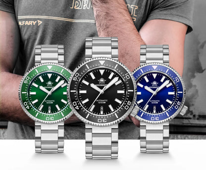 ADDIESDIVE Men's Diver's Watches 1000m Sapphire Glass Super Luminous Calendar NH35A Automatic Mechanical Wristwatch Luxury Watch