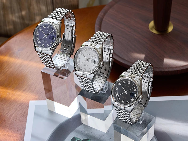 Baltany 39mm Dress Watches for Men S4094 10ATMWaterproof NH35 Automatic Luxury Watches Man DJ Homage Mechanical Wristwatches Man
