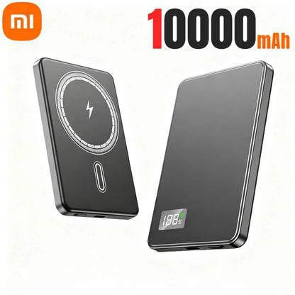 500000mAh Magnetic Power Bank Portable Wireless PD22.5W Fast Charging External Battery for Magsafe For iPhone Samsung