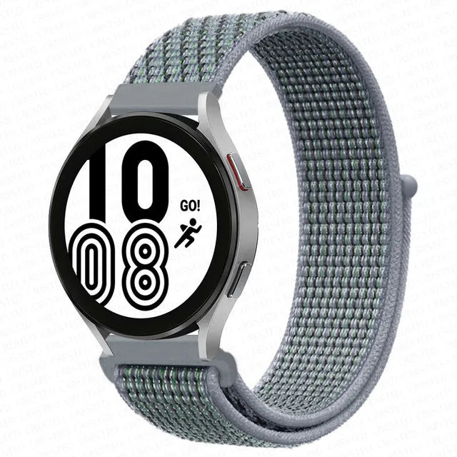 Nylon Loop Band For Samsung Galaxy Watch 6 4 7 classic/5 Pro/active 2/Gear S3 20mm/22mm Bracelet Huawei watch GT 2e 3 pro strap