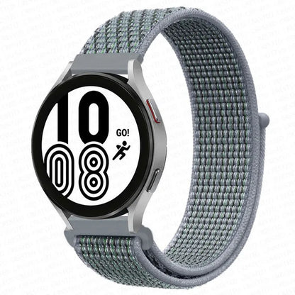 Nylon Loop Band For Samsung Galaxy Watch 6 4 7 classic/5 Pro/active 2/Gear S3 20mm/22mm Bracelet Huawei watch GT 2e 3 pro strap