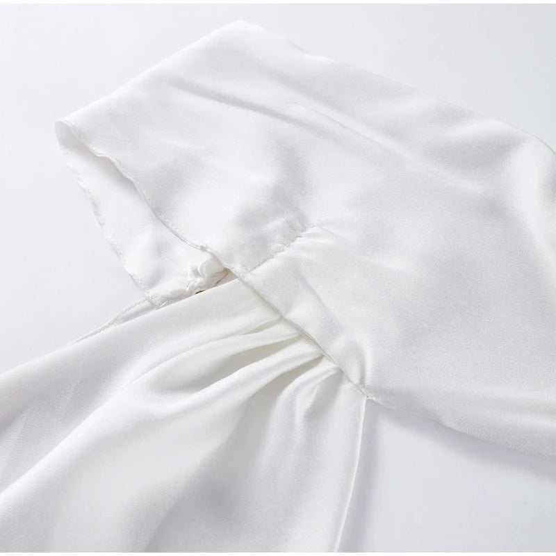 Elegant Ribbon Halter Dress Women Solid Off Shoulder Sleeveless Backless Slim Maxi Dresses 2025 Summer Autumn Party Robes Lady