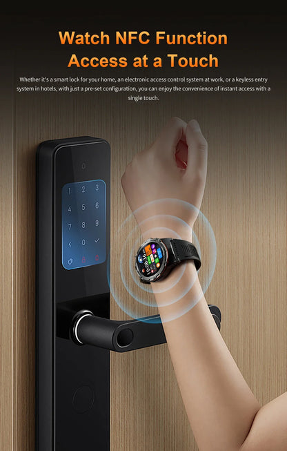 GPS Smart Watches 2025 New For Xiaomi IOS Military Smartwatch Men 3ATM Waterproof 100+ Sport Modes Built-in NFC BT Call Watches