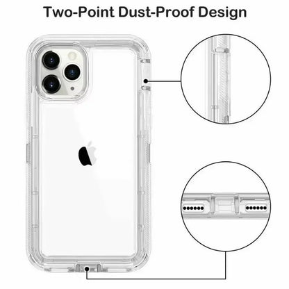 For iPhone 17 16E 15 14 16 PLUS 11 17 Pro MAX MINI 17 Air Phone Case Heavy Duty Hybrid Rugged Shockproof Armor Hard Cover