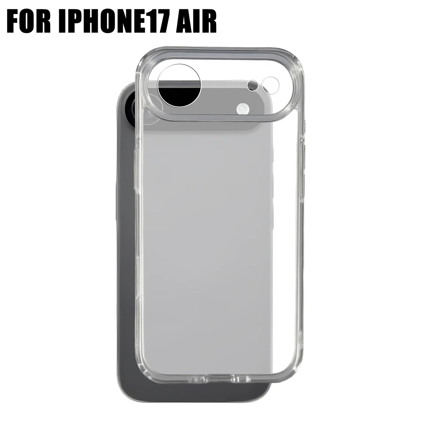 NEW Transparent Phone Cases for IPhone 17/17 Air/17 Pro/17 ProMax Corner Protection Shockproof Anti-scratch Clear Phone Covers