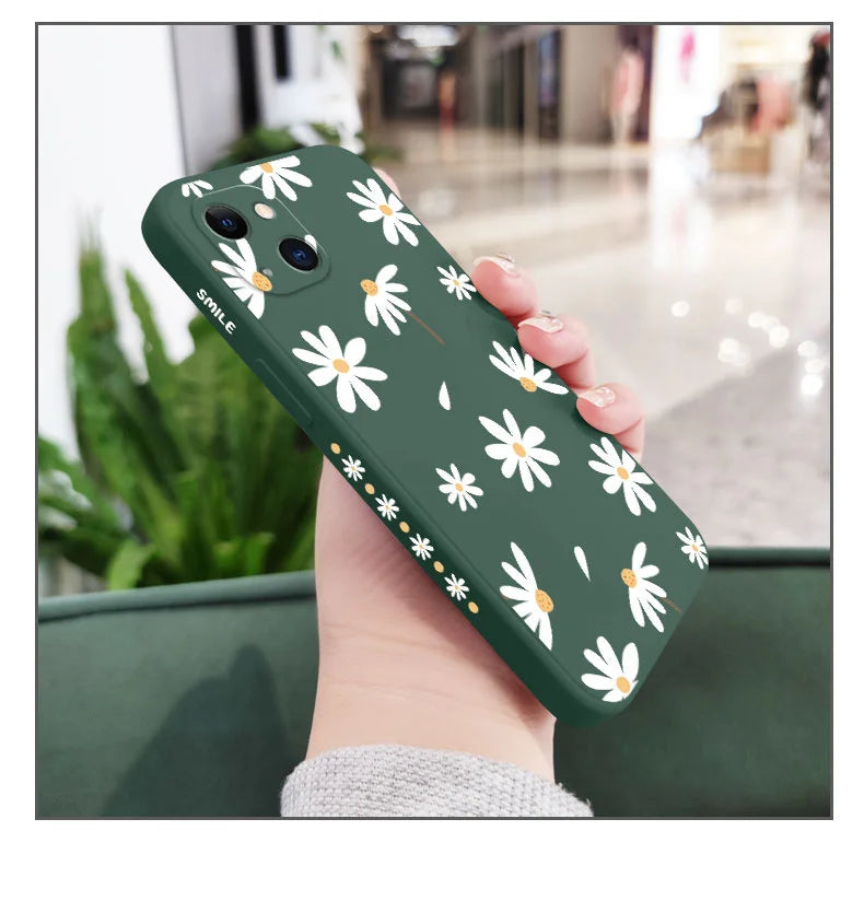 Plain Daisies Phone Case For iPhone 17 17 Air 16 16e 15 14 13 12 11 Pro Max Mini X XR XS MAXCover