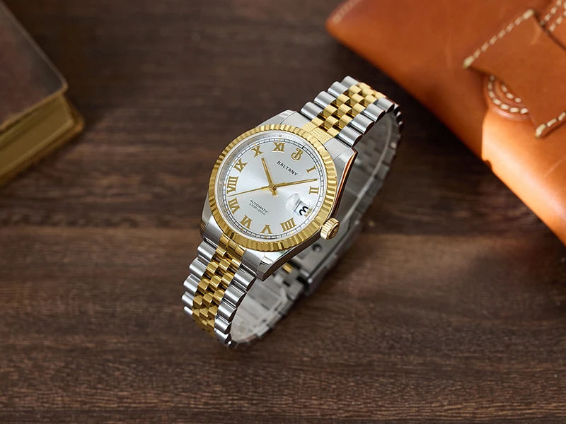 Baltany 39mm Dress Watches for Men S4094 10ATMWaterproof NH35 Automatic Luxury Watches Man DJ Homage Mechanical Wristwatches Man