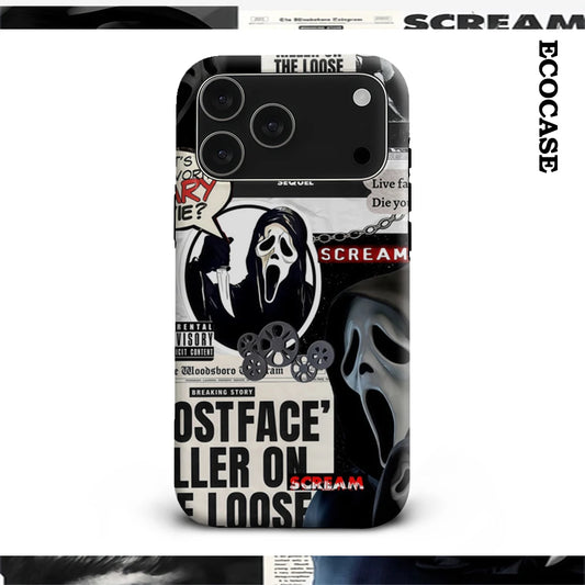 Scream Halloween IPhone17 Must-Haves Phone Case for IPhone 17 16 15 14 13 12 11 Pro Max Plus Double-layer Back Cover