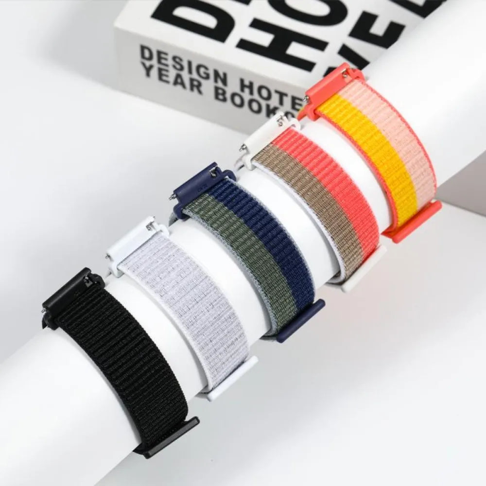 Nylon Loop Strap for Amazfit GTR 47mm/GTR2/2e/3/3 Pro/4/GTS/2/mini/3/4 Bracelet for Amazfit Balance/bip 5/Stratos 2 2S