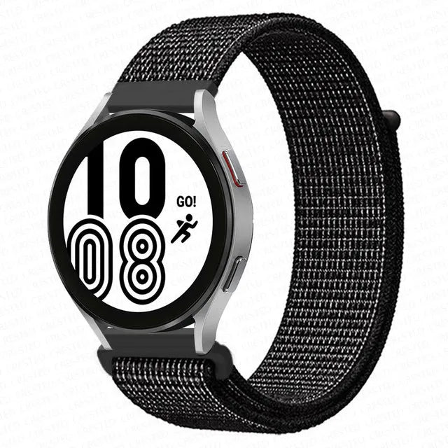 Nylon Loop Band For Samsung Galaxy Watch 6 4 7 classic/5 Pro/active 2/Gear S3 20mm/22mm Bracelet Huawei watch GT 2e 3 pro strap