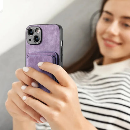 Vintage Leather Case with Detachable Magnetic Wallet Card Holder For iPhone 17 Air 16e 16 Pro Max 15 14 Plus 13 12 11