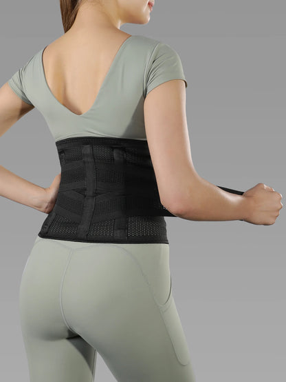 Unisex Lower Back Support Waist Trainer Tummy Band for Weightlifting Cycling