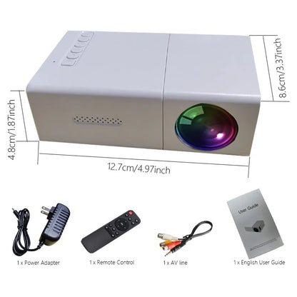 Halloween Mini Led Projector HD Hdmi Usb Audio Home Theater Media Player Beamer Christmas Gift Outdoor Travel Portable Projector