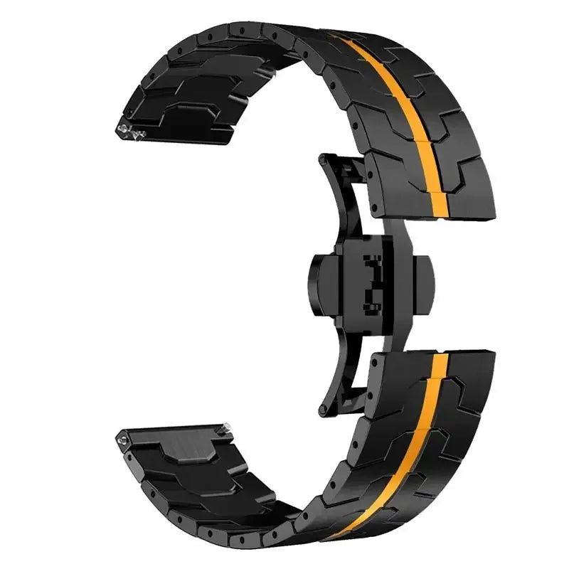 Metal Wrist Strap For Amazfit Active 2/Bip 3 Pro Stainless Steel Band For Amazfit Bip 5 Unity/Cheetah Pro/Square/Round