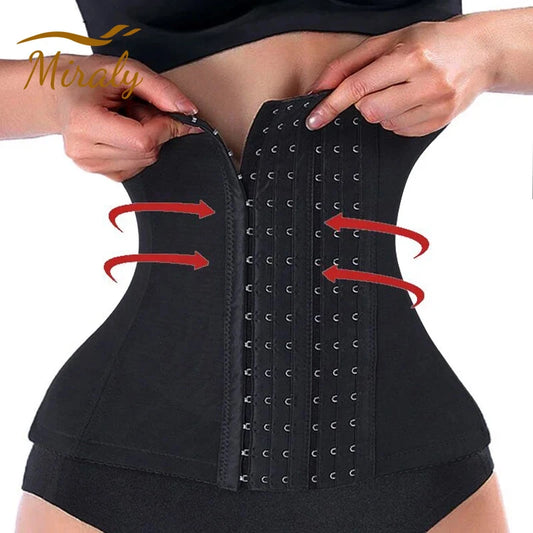 Women Slimming Waist Trainer Belt Shapewear Tummy Control Belly Cincher Body Shaper Fat Compression Girdles Faja Firm Corset