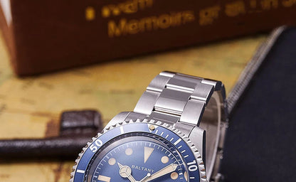 Baltany Men Automatic Watch 39mm Mechaical Wristwatch Sapphire Diver 20ATM Waterproof C3 Luminous NH38 Ceramic Bezel