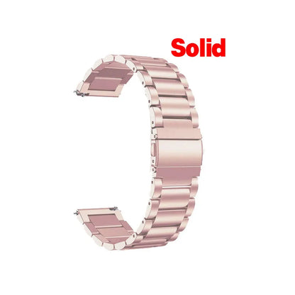 WatchBand For Amazfit Active/GTS 2/3/4 Mini Strap GTR 2/3/4 42 47mm stainless steel Bracelet For Amazfit Bip 3 5 Band