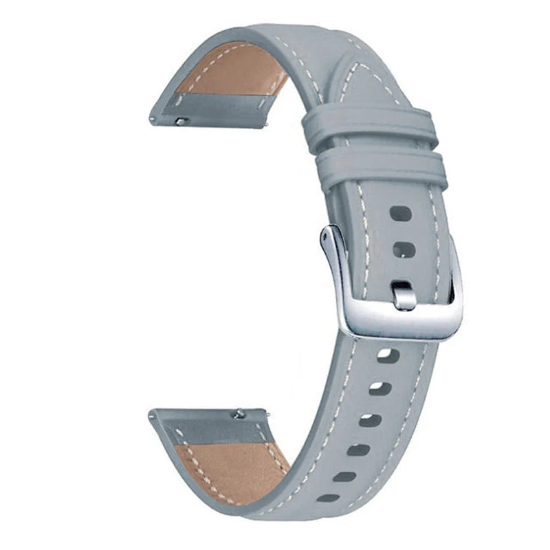 Strap For Amazfit Active/GTS 4 Mini/GTS 3/GTS 2/GTS 2E Leather Band Bracelet For Amazfit GTR 42mm/Mini Watchband Wristband
