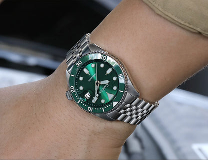 New CADISEN BGW9 Strong Glow Business Watch Diving Men's Automatic Watches Men Mechanical Wristwatch 200m Waterproof  Japan NH35