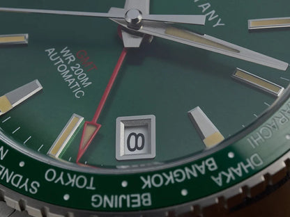 Baltany 2025 New Nh34 Gmt Men's Mechanical Watch 40Mm Sapphire Luminous C3 Stainless Steel Waterproof Sports 20Bar Watches for M