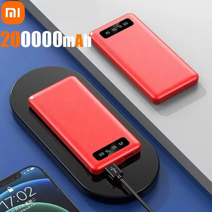 500000mAh 120W Power Bank Super Fast Charging Battery High Capacity Digital Display Power Bank For iPhone Samsung Huawei