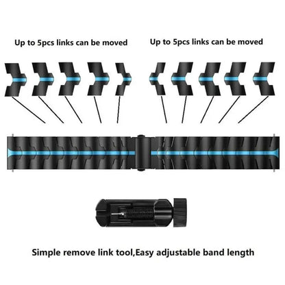 Metal Wrist Strap For Amazfit Active 2/Bip 3 Pro Stainless Steel Band For Amazfit Bip 5 Unity/Cheetah Pro/Square/Round