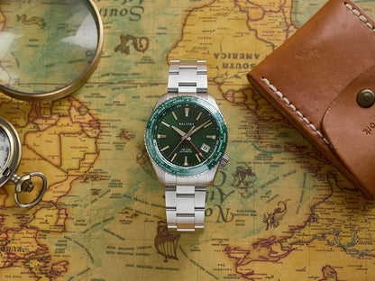 Baltany 2025 New Nh34 Gmt Men's Mechanical Watch 40Mm Sapphire Luminous C3 Stainless Steel Waterproof Sports 20Bar Watches for M