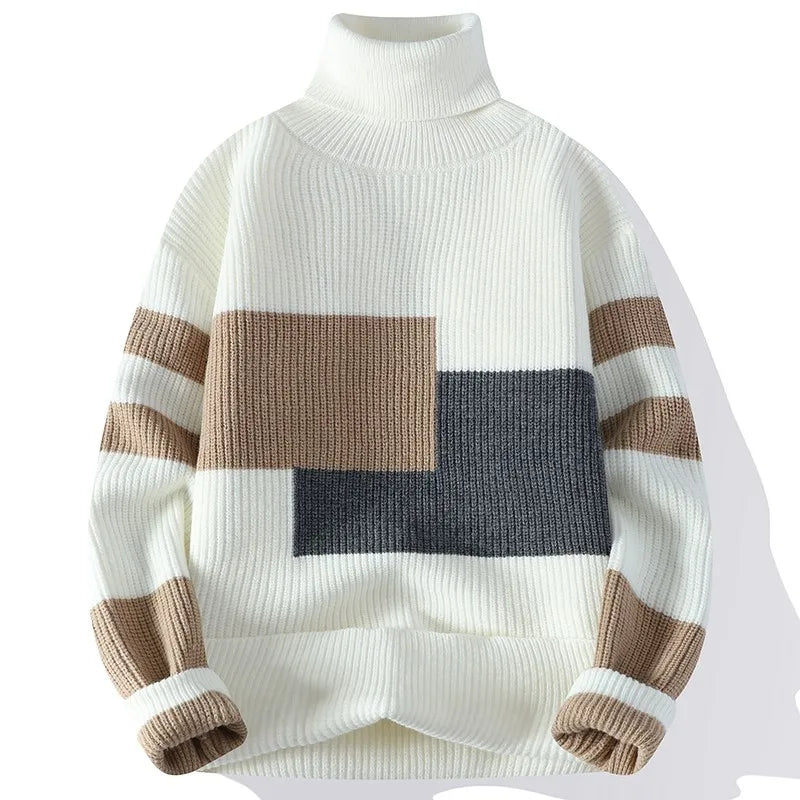 Sweaters men winter korean style mens casual turtleneck warm sweater mens fashion sweaters Men's wool pullovers male