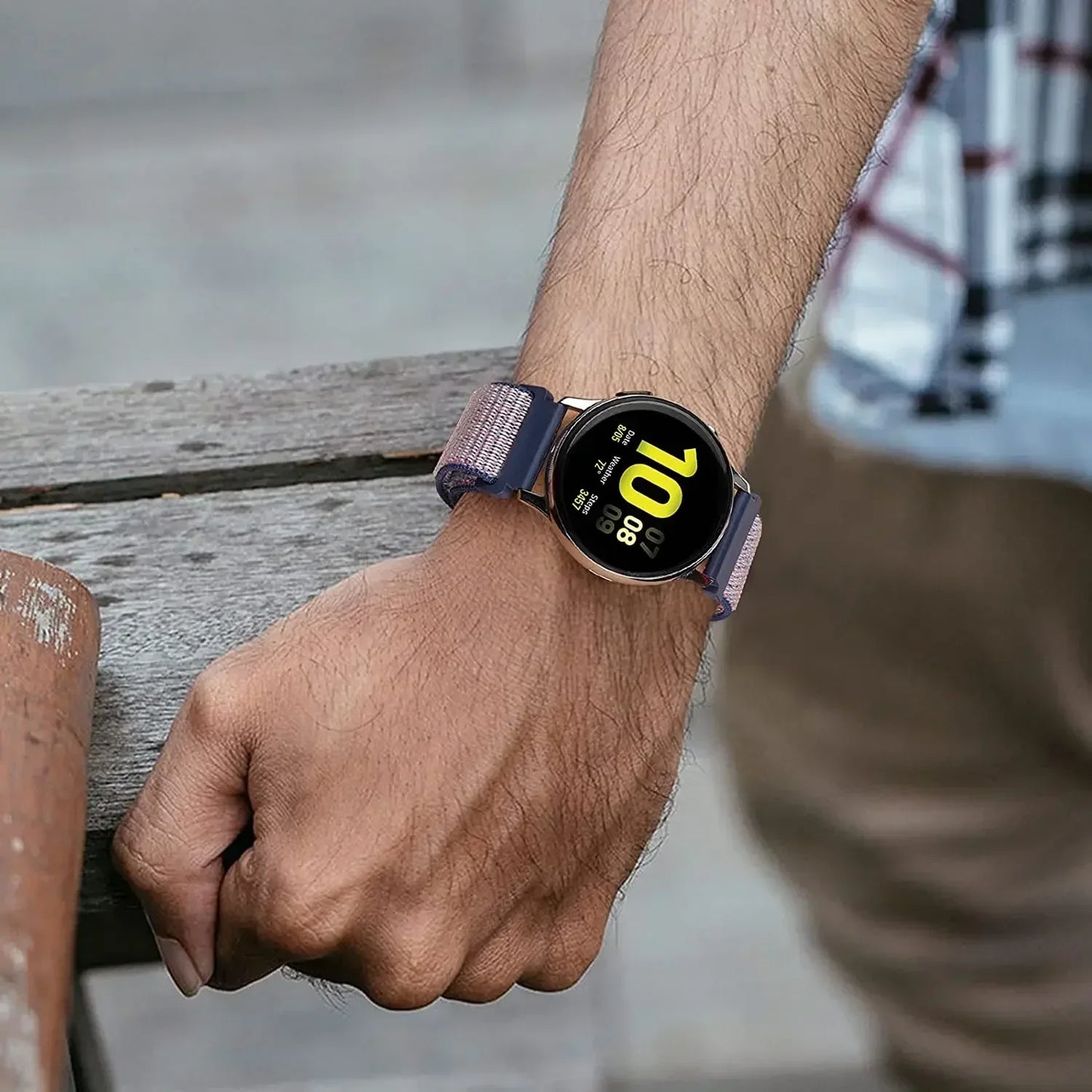 Nylon loop Band For Samsung Galaxy Watch 7 FE 6/5/pro/4/Classic/active 2 40-44mm 20mm/22mm sport bracelet huawei gt 2/e/3 strap