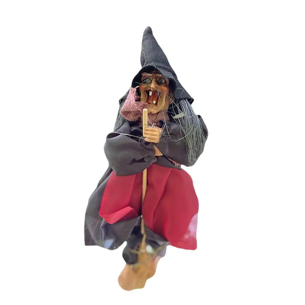 Halloween Talking Witch Decorations Hangings Witch Halloween Decorations Hangings Animated Witch With LED Eyes And Spooky Sounds