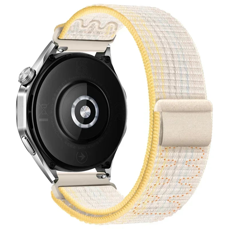 Smart Watch Strap for Amazfit Balance GT4/3/2 46mm Nylon Loop Bracelet for Samsung Galaxy Watch 4/6 Classic 5 Pro 45mm