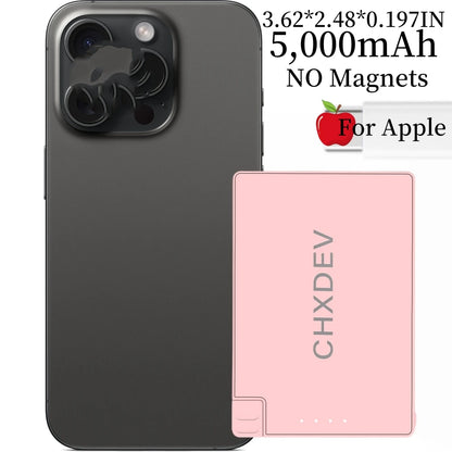 Ultra-Thin Magnetic Power Bank Ultra-Slim 8000mAh Charger , Mini Power Banks For Card Holder Wallet, For IPhone XIAOMI
