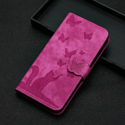 IPhone 17 Flip Case for Coque iPhone 15 16 14 13 12 11 Pro Max iPhon 15 Plus Cases Cute Cat Butterfly Leather Wallet Back Cover