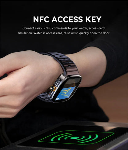 Smart Watch 720*720 AMOLED 2.40 inch Screen Video Call 8GB+128GB RAM 2100 mAh Google Play WIFI GPS Smartwatch