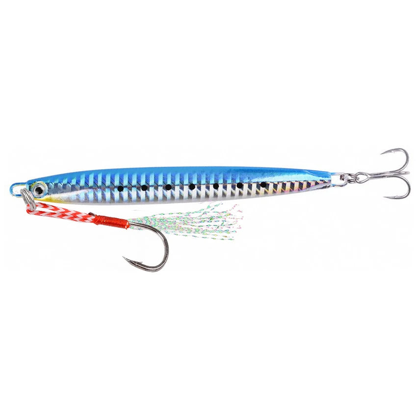 Metal Jig Fishing Lure Slow Cast Jigging Spoon 10G 20G 30G 40G 60G Sea Bass Lure Artificial Bait Fishing Gear