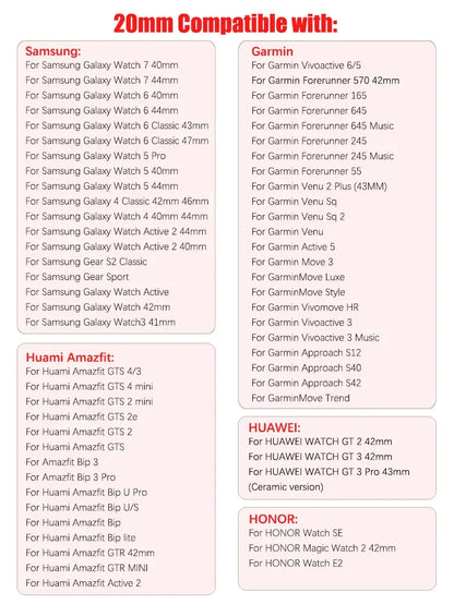 Watch Strap For Huami Amazfit Balance 2 Band GTR 4 2 2E GTR3 Pro/GTS 4/3/2 mini/Bip 3 6 U S Braided Magnetic Bracelet