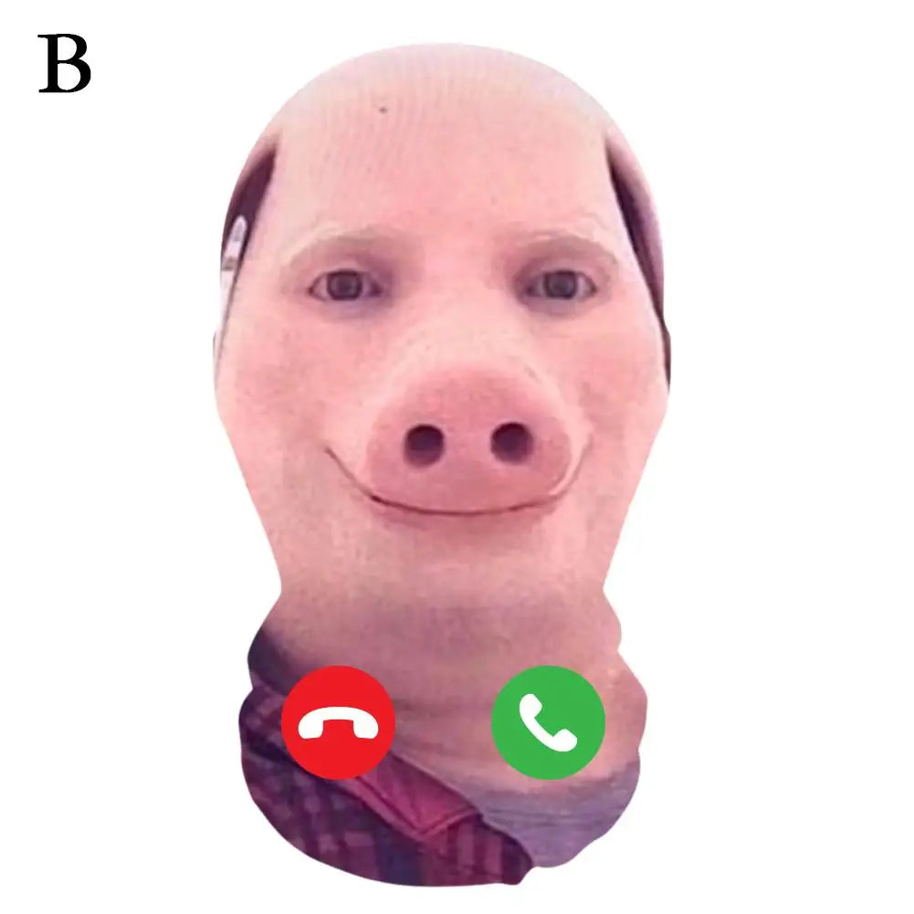 Realistic Mask Cosplay Prop Funny Mesh Mask Full Face Headwear Party Halloween Masks New