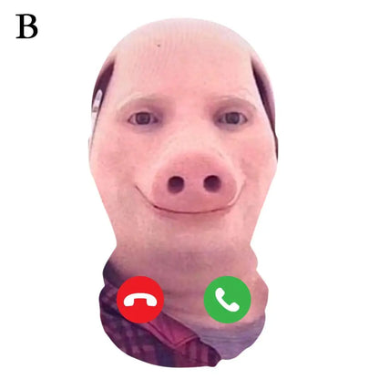 Realistic Mask Cosplay Prop Funny Mesh Mask Full Face Headwear Party Halloween Masks New