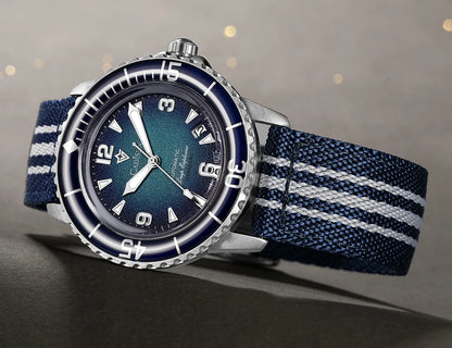 CADISEN Deep Explorer Automatic Mechanical Watch Man Canvas Strap Wristwatch MIYOTA  Luxury Luminous Waterproof Watches