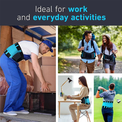 Lumbar Support Belt for Herniated Disc,Breathable Lumbar Brace for Men Women