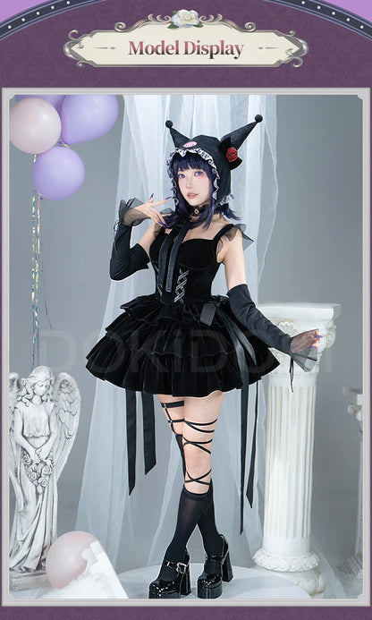 Kitagawaa Marinn Cosplay Costume Anime Cosplay【S-2XL】Women Halloween Cute Lolita Dress Kuroee Shizukuu Plus Size