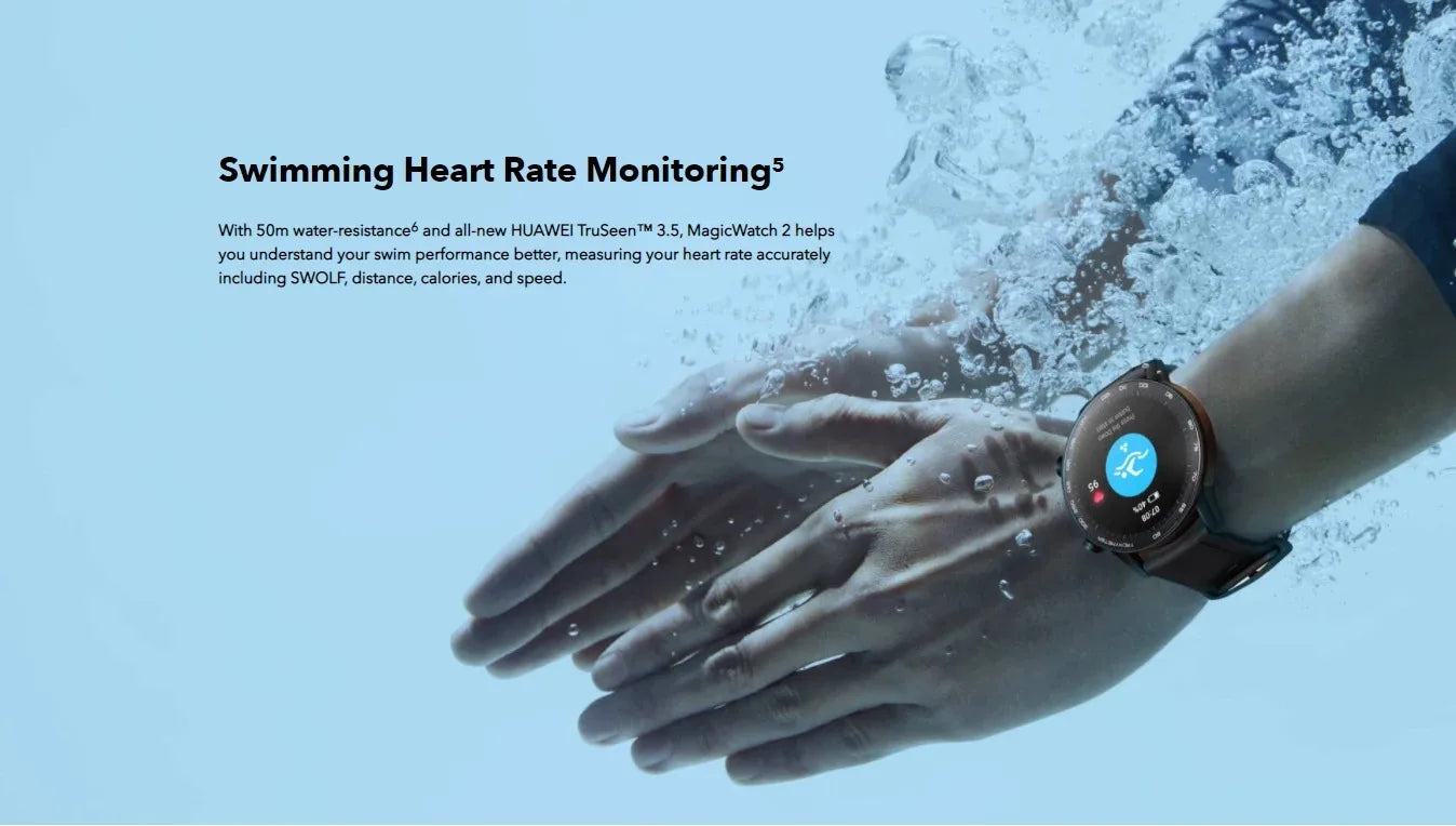 HONOR MagicWatch 2 Smart Watch1.39 Inch Bluetooth Blood Oxygen Monitoring Waterproof 14 Days Battery Life Sports Fitness Tracker