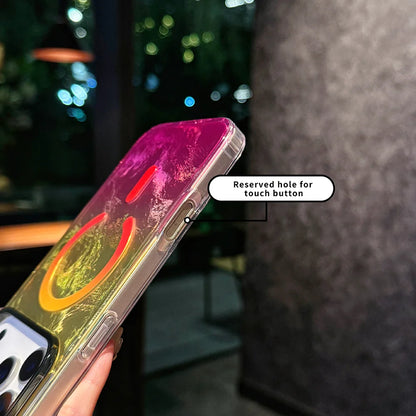 Factory-designed new model gradient color is fashionable and Glacier patterned For iphone 17Air 17Pro/pro max case Green Blue