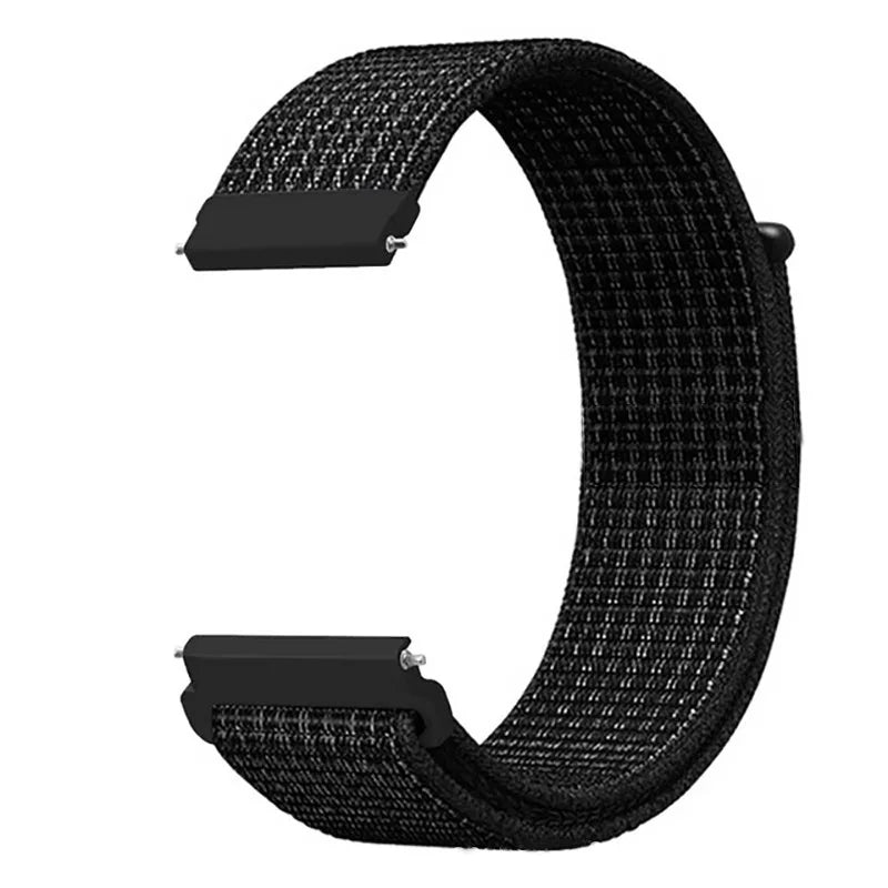 Nylon Loop Strap for Samsung Galaxy Watch 3/4/5/6/Gear S3 Wristband for Huawei Watch 4/GT-2-3-Pro/Amazfit GTR/GTS Belt